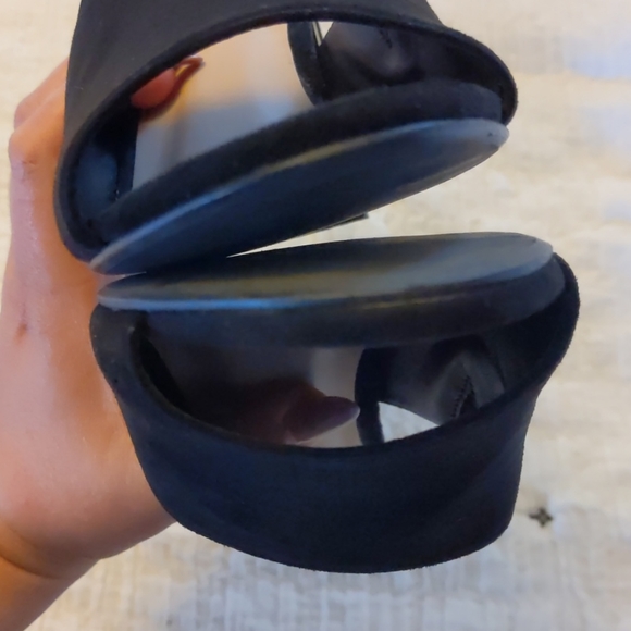 Halston vegan suede mules. - Picture 7 of 7